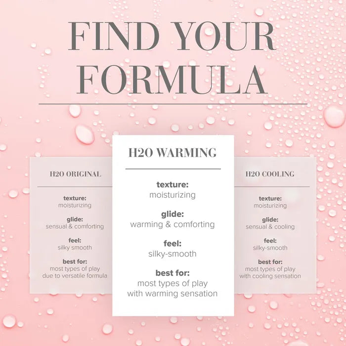JO H2O Warming Water Based Warming Lubricant 120ml Bottle JO