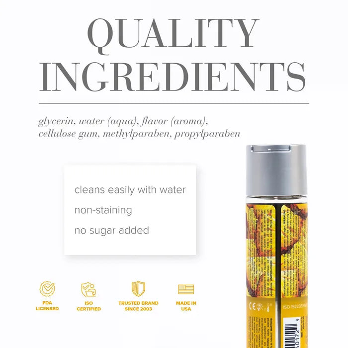 JO H2O Juicy Pineapple Flavoured Water Based Lubricant 30ml Bottle JO