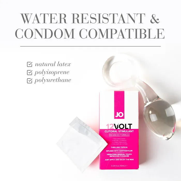 JO 12 Volt Clitoral Stimulating Gel For Women 10ml Tube Secondary image