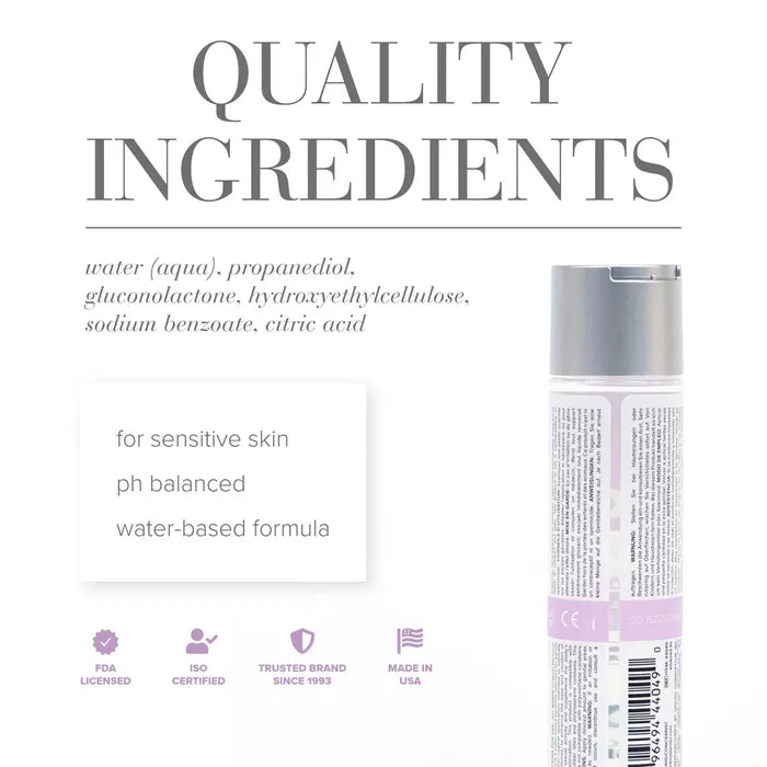 JO Agape Original Water Based Lubricant For Sensitive Skin 120ml Bottle Secondary image