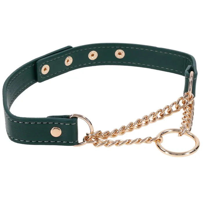 Sportsheets Sex & Mischief Indica Day Collar Green / Gold Sportsheets