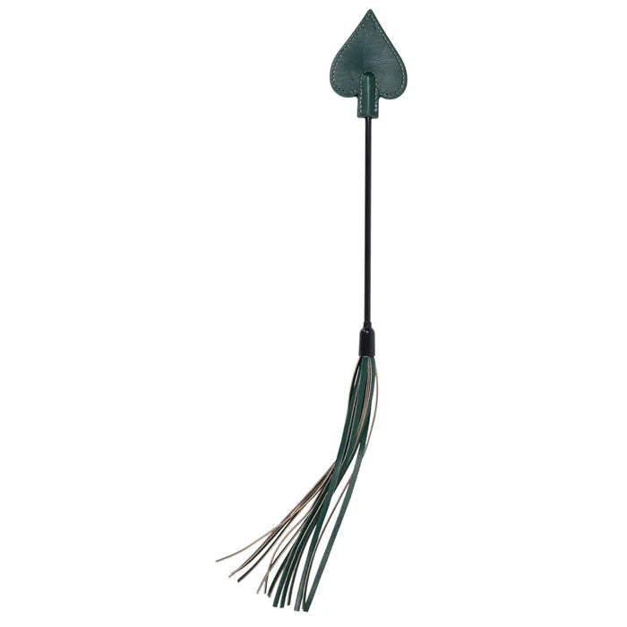 Sportsheets Sex & Mischief Indica Dual Impact Crop Whip Green Sportsheets