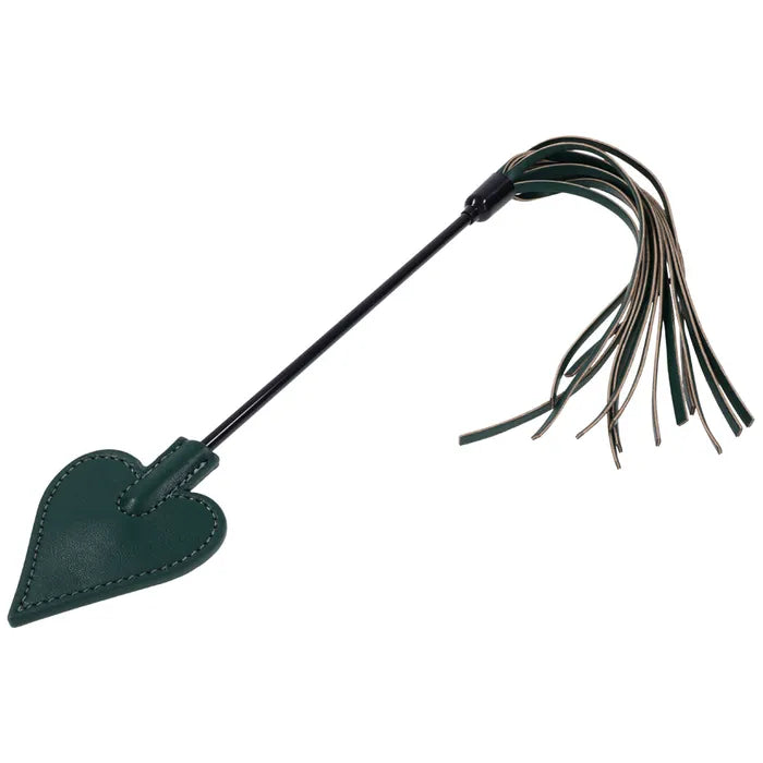 Sportsheets Sex & Mischief Indica Dual Impact Crop Whip Green Sportsheets