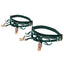 Sportsheets Sex & Mischief Indica Laced Up Garters Set Of 2 Green / Gold Sportsheets