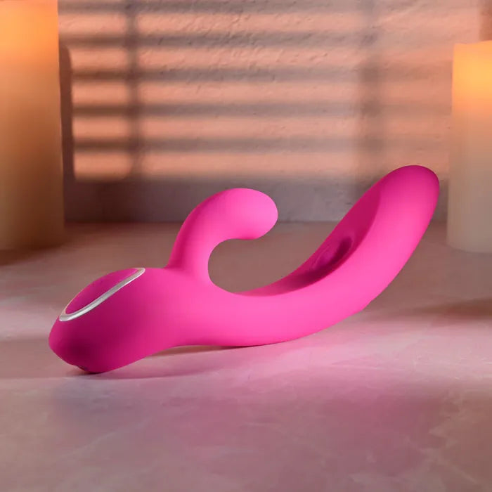 Evolved G TAPPER USB Rechargeable Rabbit Vibrator Pink Evolved