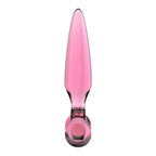 Satisfyer Triple Crystal 2 Pink Glass 3 In1 Butt Plug Satisfyer