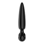 Satisfyer Triple Crystal 1 Black Glass 3 In 1 Butt Plug Satisfyer