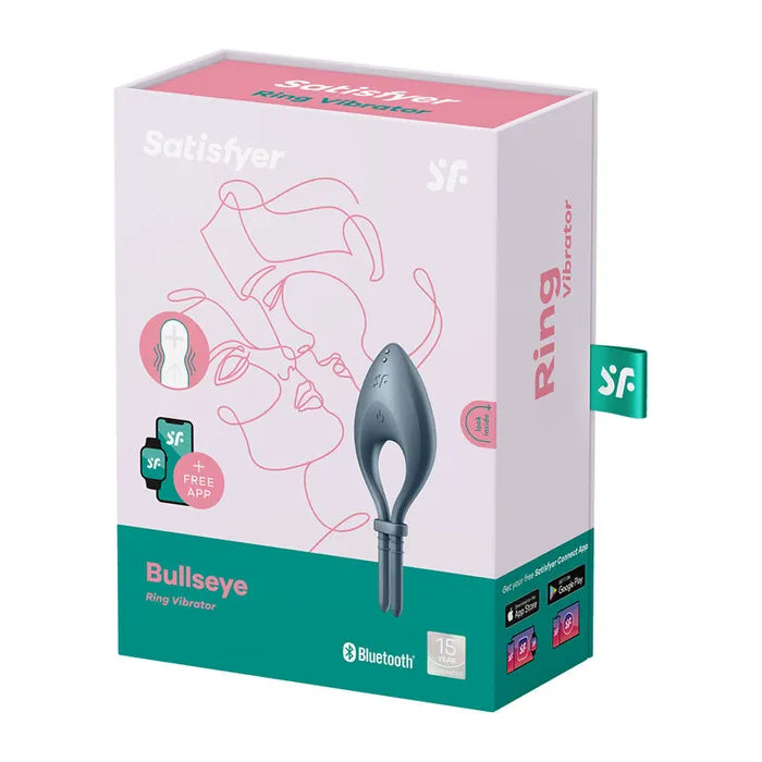 Satisfyer Bullseye Navy Vibrating Adjustable Lasso Cock Ring Satisfyer