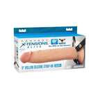 Pipedream Fantasy X Tensions Elite Silicone Hollow Strap On 9 Inch Flesh Pipedream