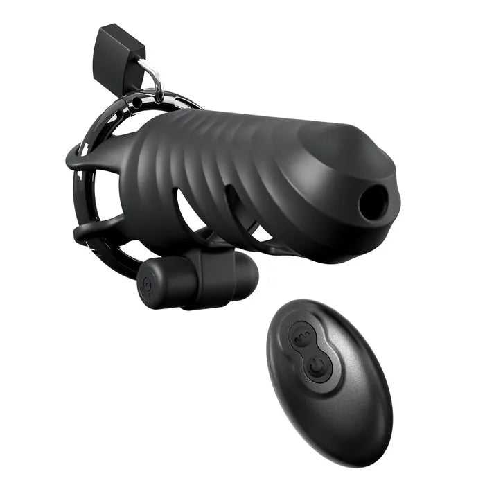 Pipedream Fantasy C Ringz Remote Controlled Vibrating Cock Blocker Black Pipedream