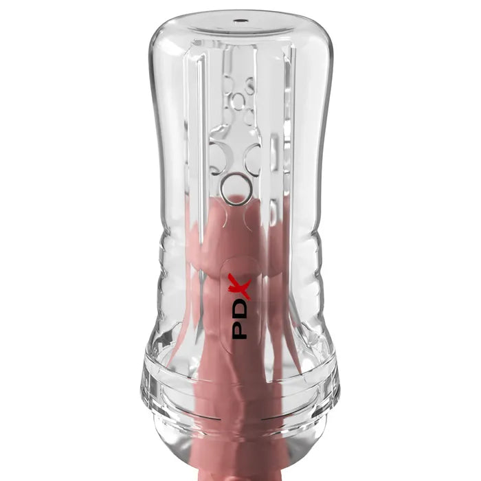 Pipedream PDX Elite ViewTube EZ Grip Stroker Clear Pipedream