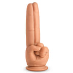 XR Brands Master Series The Pleaser Double Finger Dildo 23.6cm Flesh XR Brands
