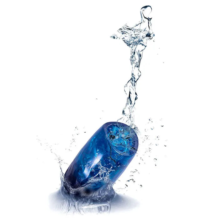Adam & Eve ADAMS MAGNA MISSILE USB Rechargeable Thrusting & Spinning Auto Stroker Blue Adam & Eve