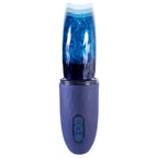 Adam & Eve ADAMS MAGNA MISSILE USB Rechargeable Thrusting & Spinning Auto Stroker Blue Adam & Eve