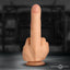 XR Brands Master Series The Finger Giant Finger Dildo 21.3cm Flesh XR Brands