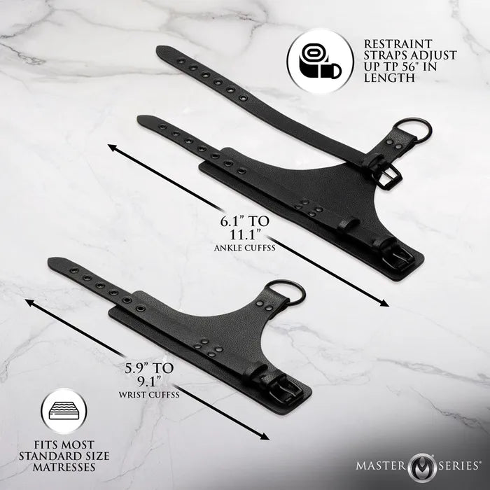 XR Brands Master Series All Access Bed Restraint Kit XR Brands