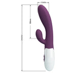 Party Up BEN Classic Vibe Purple Rabbit Vibrator 20cm Party Up