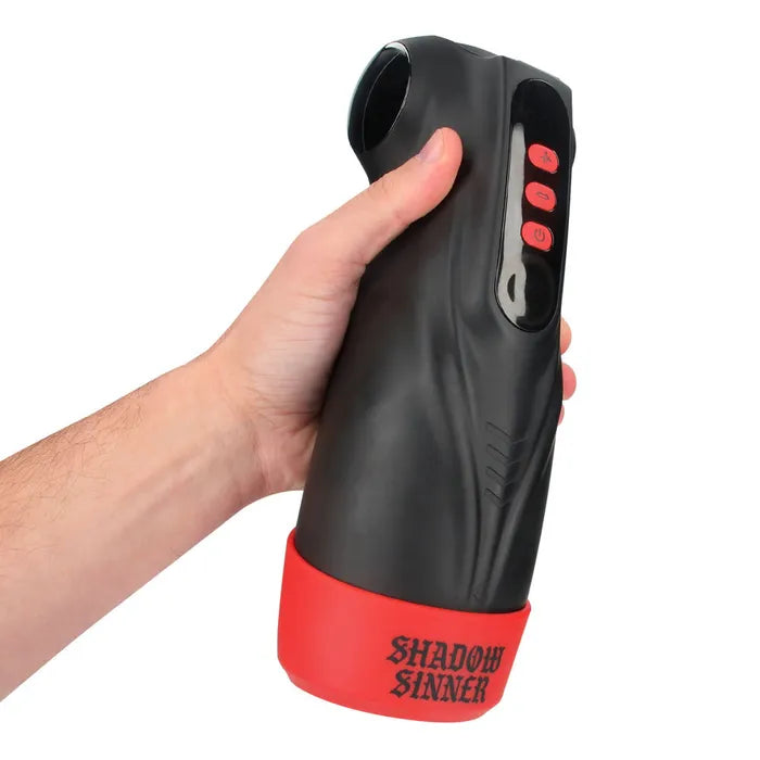 Shots Toys MASTURS Raven USB Rechargeable Vibrating & Sucking Auto Stroker With Augmented Reality Secondary image
