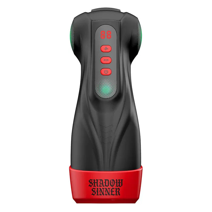 Shots Toys MASTURS Raven USB Rechargeable Vibrating & Sucking Auto Stroker With Augmented Reality Shots Toys