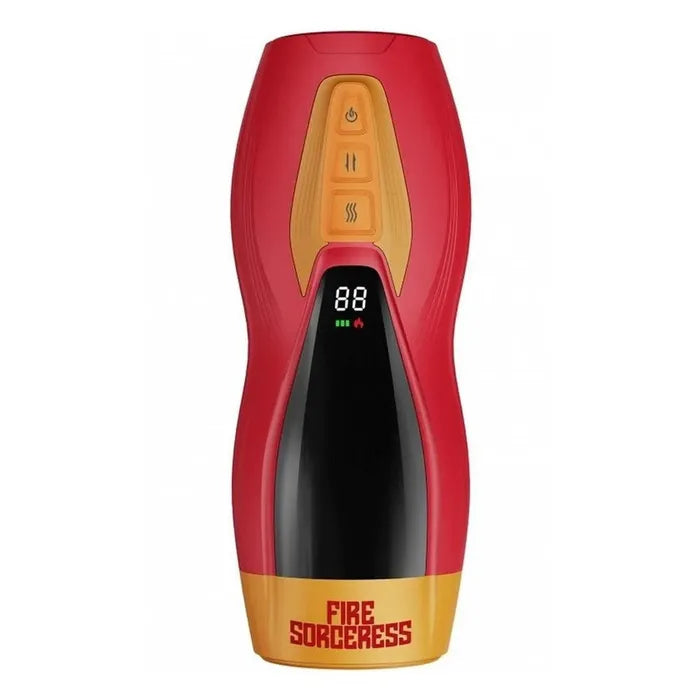 Shots Toys MASTURS Solara USB Rechargeable Vibrating Thrusting & Heating Auto Stroker With Augmented Reality Shots Toys