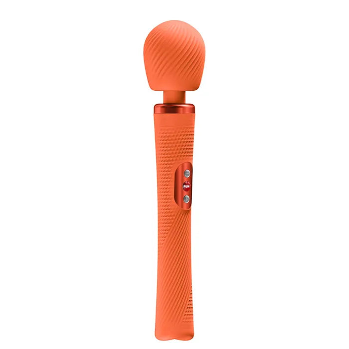 Fun Factory VIM USB C Rechargeable Rumbling Massage Wand Orange Fun Factory
