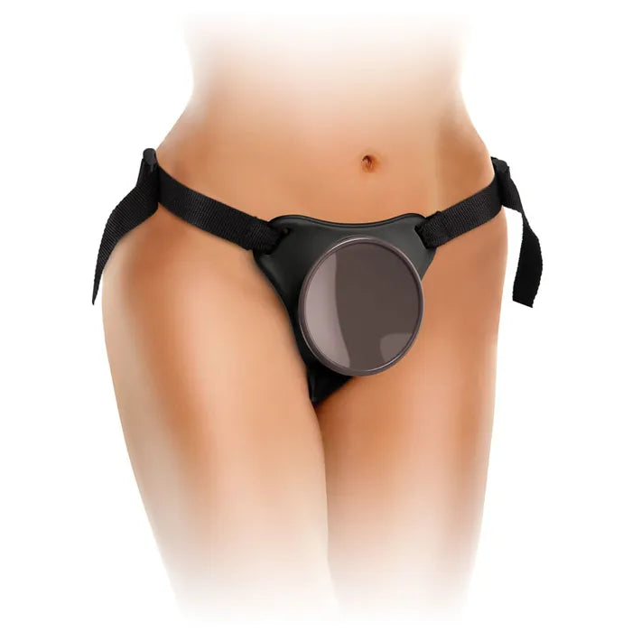 King Cock Elite Deluxe Silicone Body Dock Kit - Body Dock Strap-On Harness with 20.3 cm Dong & Swinging Balls Ring Pipedream