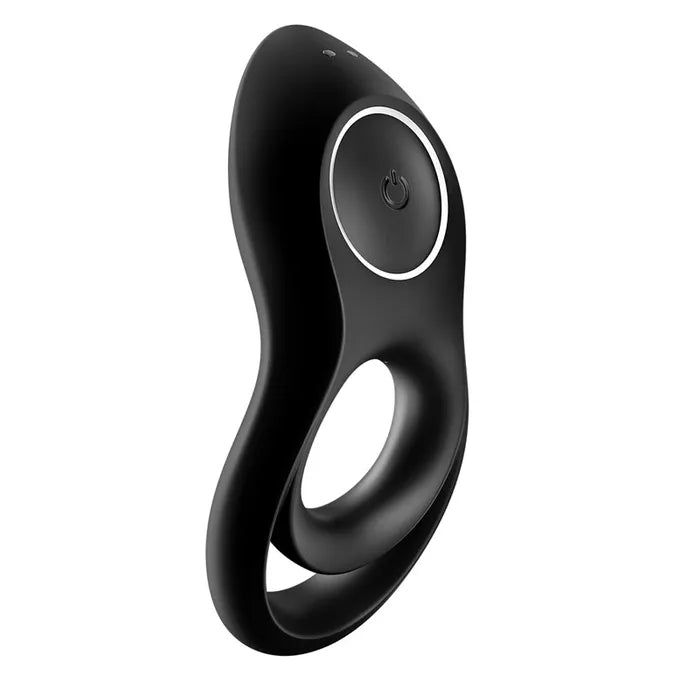 Satisfyer Legendary Duo USB Rechargeable Cock & Balls Ring Black Satisfyer