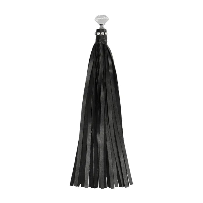 OUCH! Diamond Studded Whip Whip Black Shots Toys