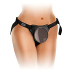 King Cock Elite Comfy Silicone Body Dock Kit - Body Dock Strap-On Harness with Tan 17.8 cm Dong Pipedream