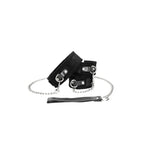 OUCH! BW Velcro Collar With Leash And Hand Cuffs Restraints Black Shots Toys