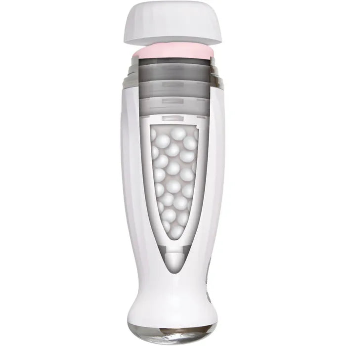 Zero Tolerance The Thrusting Stroker USB Rechargeable Thrusting Masturbator White Secondary image