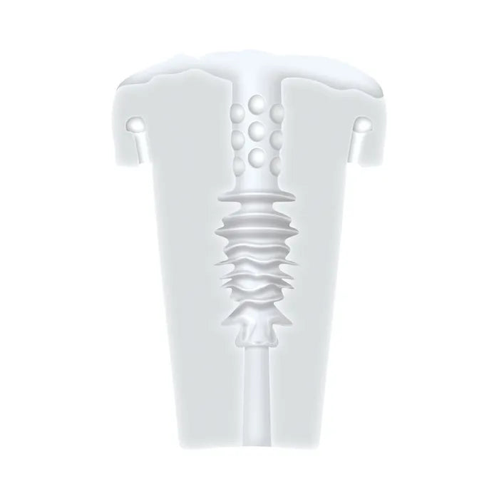 Zero Tolerance Sucking Good USB Rechargeable Vibrating Masturbator White Zero Tolerance