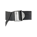 OUCH! Curved Hollow Strap-on - 8in/20cm - Gunmetal Grey 20 cm Hollow Strap-On Shots Toys