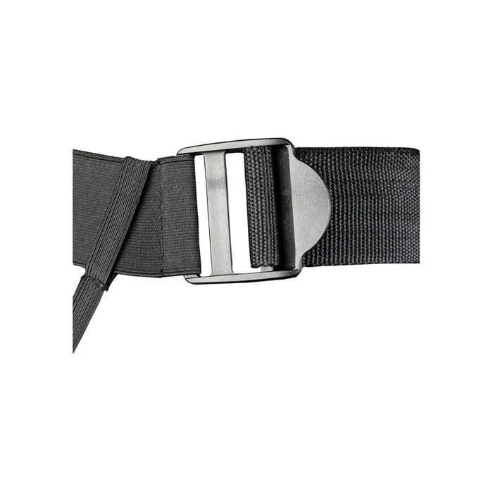 OUCH! Curved Hollow Strap-on - 8in/20cm - Gunmetal Grey 20 cm Hollow Strap-On Shots Toys