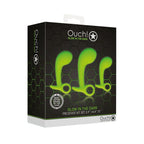 Shots Toys OUCH! Glow In The Dark Prostate Kit Set Of 3 Shots Toys
