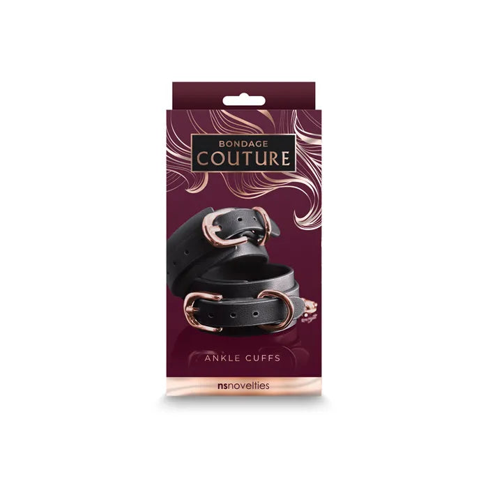 Bondage Couture Ankle Cuffs Restraints NS Novelties