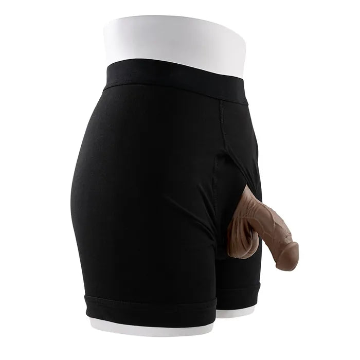 Gender X Silicone Dark Packer 10cm Brown Gender X