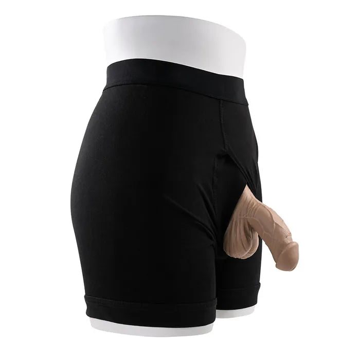 Gender X Silicone Medium Packer 4 Inch Tan Gender X