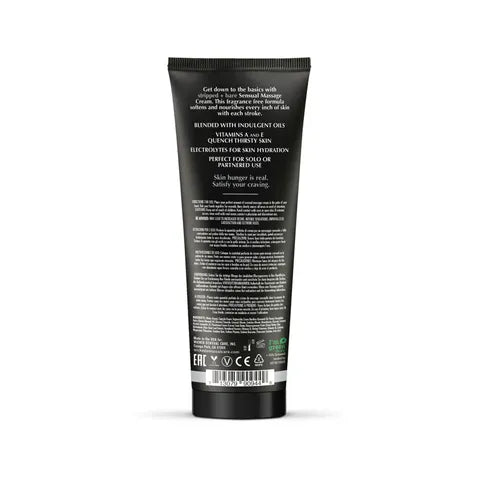 Wicked STRIPPED & BARE Sensual Unscented Massage Cream 120ml Tube Secondary image