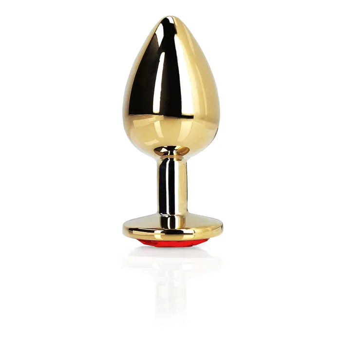 Shots Toys OUCH! Heart Gem Butt Plug With Heart Gem Base Large 9.3cm Shots Toys