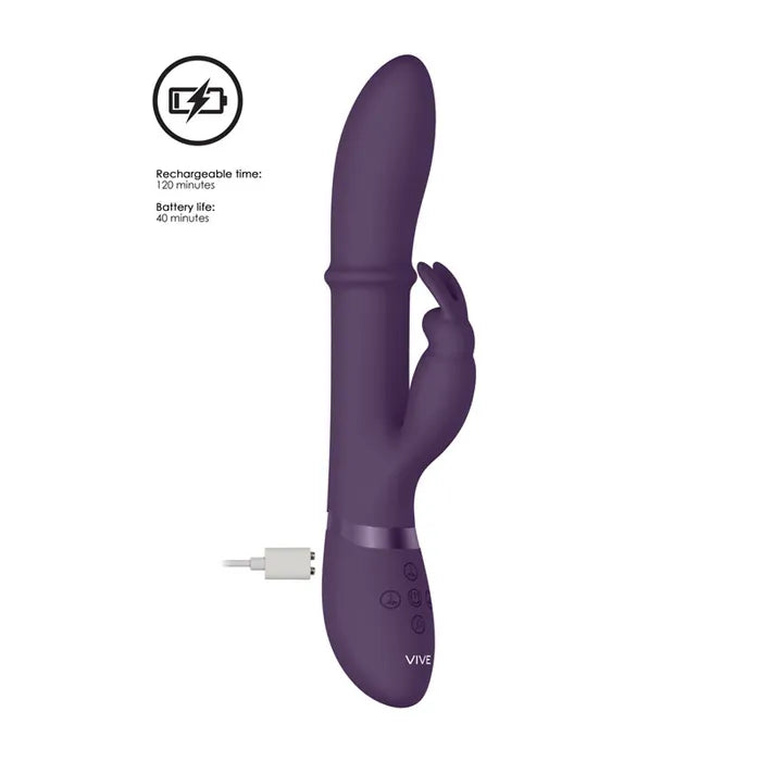 Shots Toys Vive Halo USB Rechargeable Rabbit Vibrator Secondary image