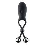 Zero Tolerance THE BIG BANG USB Rechargeable Vibrating Lasso Cock Ring Black Zero Tolerance