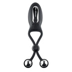 Zero Tolerance THE BIG BANG USB Rechargeable Vibrating Lasso Cock Ring Black Zero Tolerance