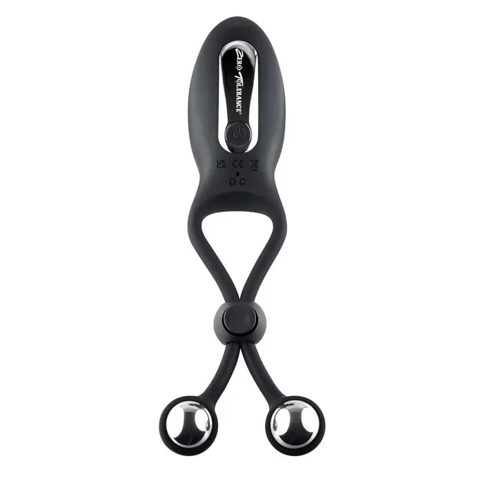 Zero Tolerance THE BIG BANG USB Rechargeable Vibrating Lasso Cock Ring Black Zero Tolerance