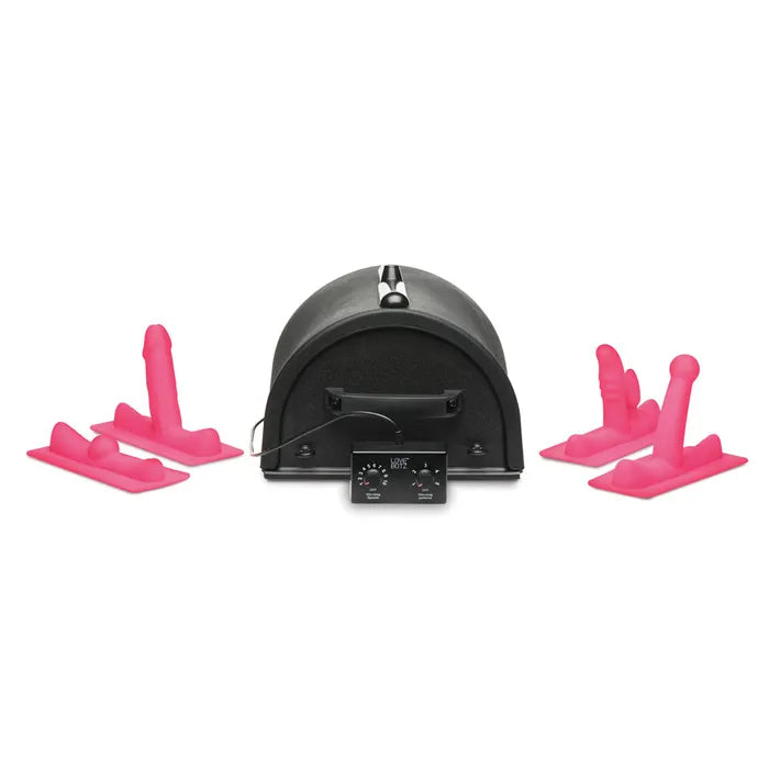 XR Brands LoveBotz 50X Saddle Pro Mains Powered Sex Machine With 4 Attachments XR Brands
