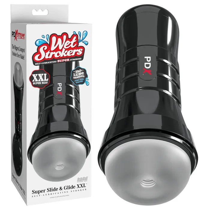 Pipedream PDX Wet Pussies Super Slide & Glide Stroker XXL Clear Pipedream Main image