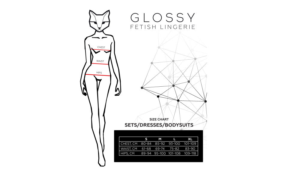 Glossy Wetlook 2 Piece Set Gia Large Glossy