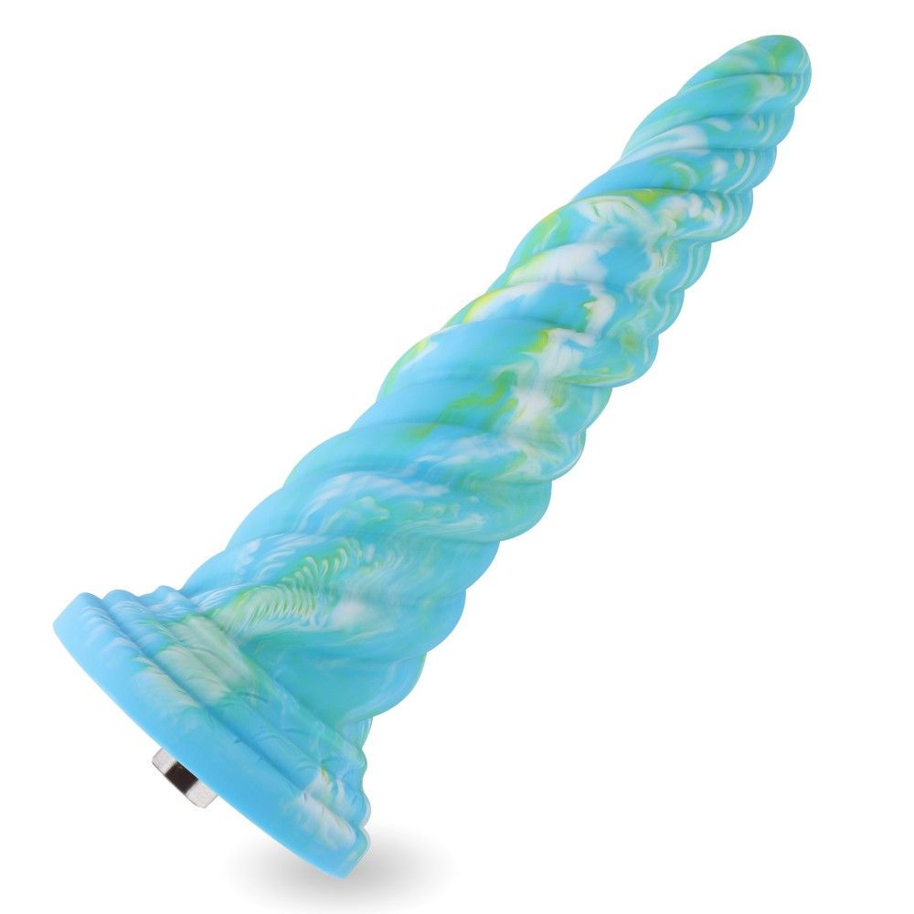 HiSmith Silicone Aqua Awl Fantasy Dildo (KlicLok) 10 Inch HiSmith Main image