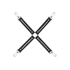 OUCH! Diamond Studded Hogtie Restraint Black Shots Toys