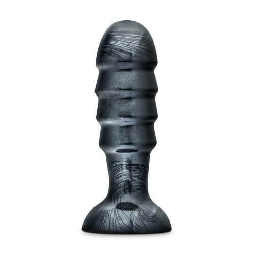 Blush Novelties Jet Bruiser Large Ridged Butt Plug 7.5 Inch